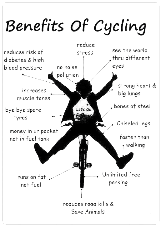 Benefits of cycling to work